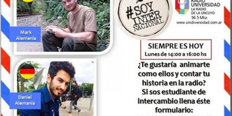 #SoyInternacional con Daniel y Mark de Alemania