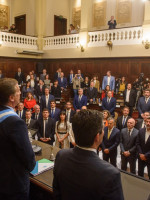 Suarez, ante la Asamblea Legislativa: repaso de gestión y nuevo pedido para la reforma institucional