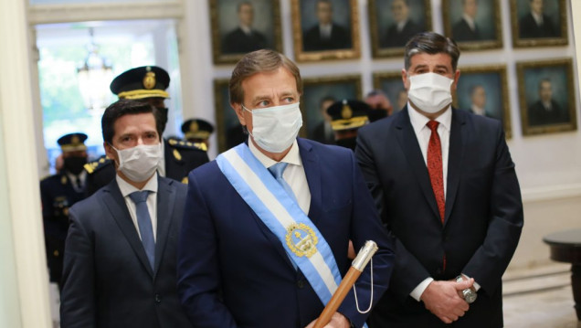 imagen Suarez se prepara para dar su discurso del 1º de Mayo, y los gremios, para salir a la calle