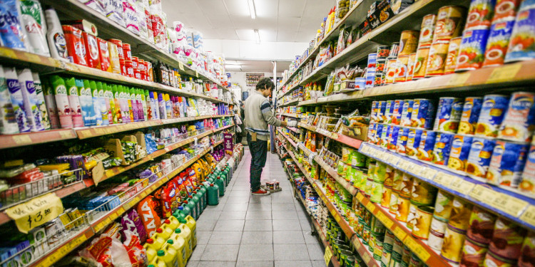 La facturación de los supermercados sigue por debajo de la inflación