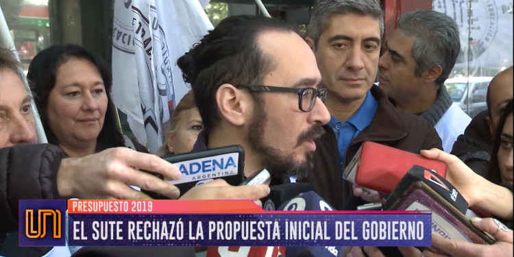 El SUTE rechazó la propuesta oficial en el inicio de las paritarias 2019