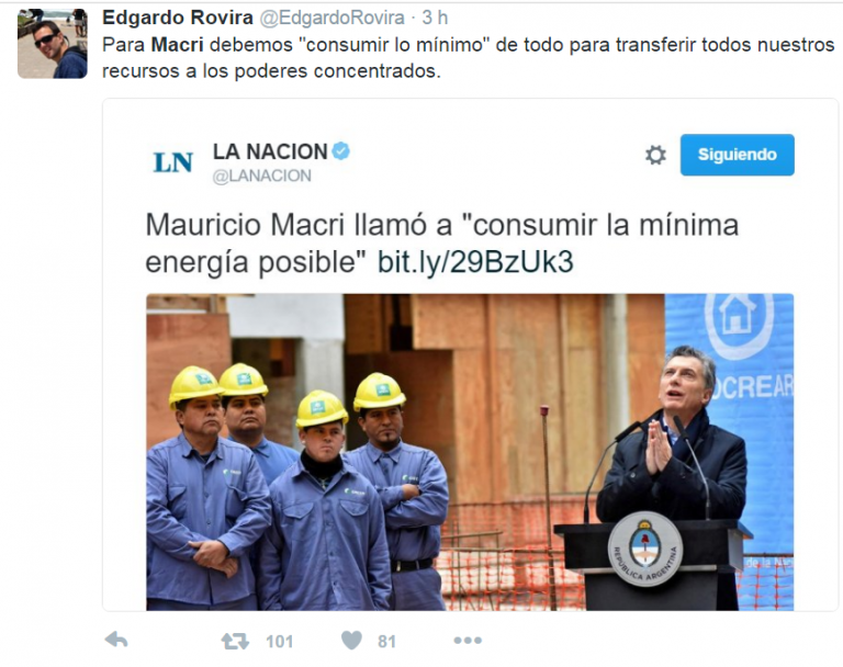 imagen Macri dice como presidente pero no hace como ciudadano