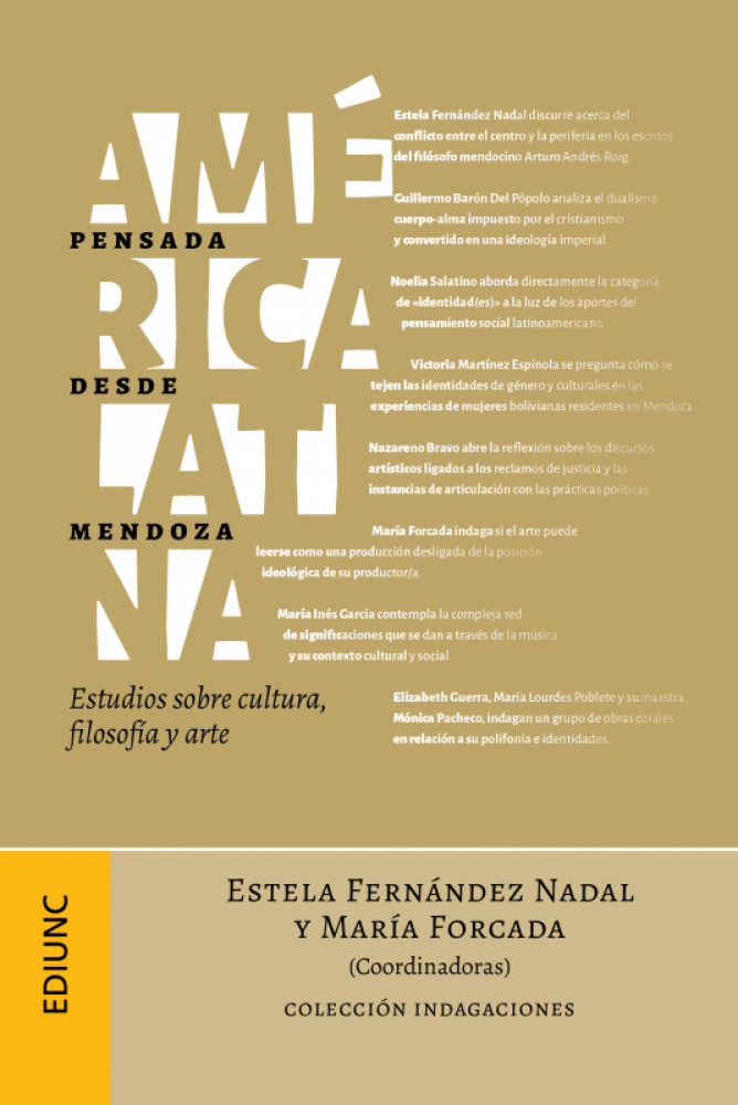 Presentarán el libro "América Latina pensada desde Mendoza"