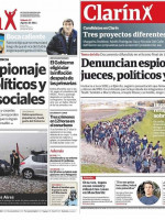 Clarín: las portadas previas a las elecciones