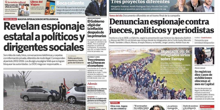 Clarín: las portadas previas a las elecciones