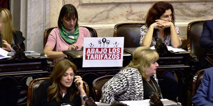 La oposición busca aprobar la "Emergencia Tarifaria"