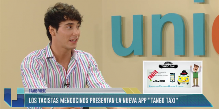 Los taxistas mendocinos presentan la nueva app "Tango Taxi"