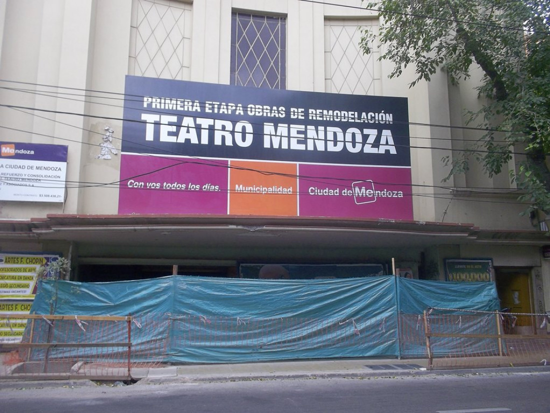 En mayo se termina un 15% de la restauración del Teatro Mendoza 
