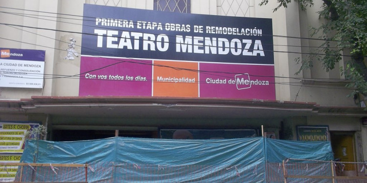 En mayo se termina un 15% de la restauración del Teatro Mendoza 