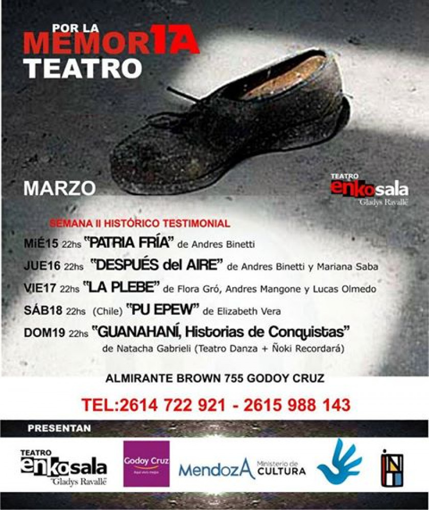 Comenzó el encuentro de teatro por la memoria, los derechos humanos y la identidad