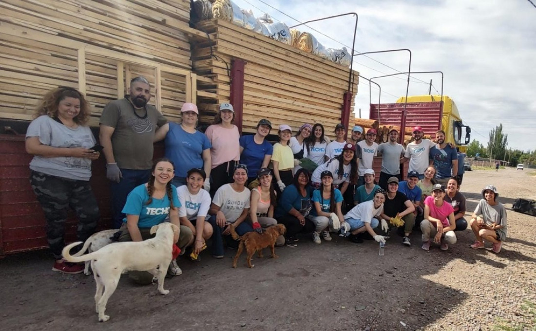 La organización Techo inició una campaña para abrir una sede en Mendoza