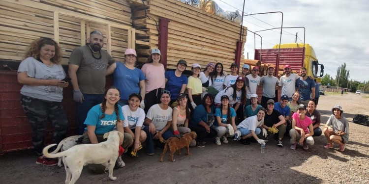 La organización Techo inició una campaña para abrir una sede en Mendoza