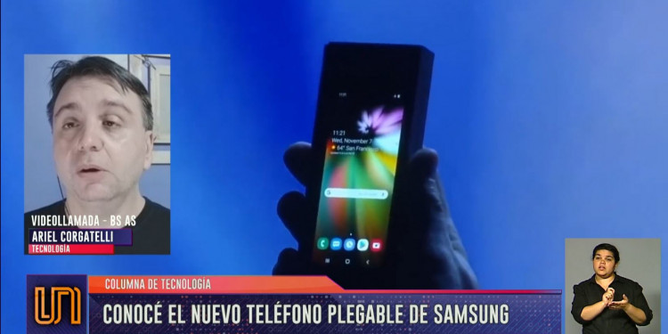 Conocé el nuevo teléfono plegable de Samsung