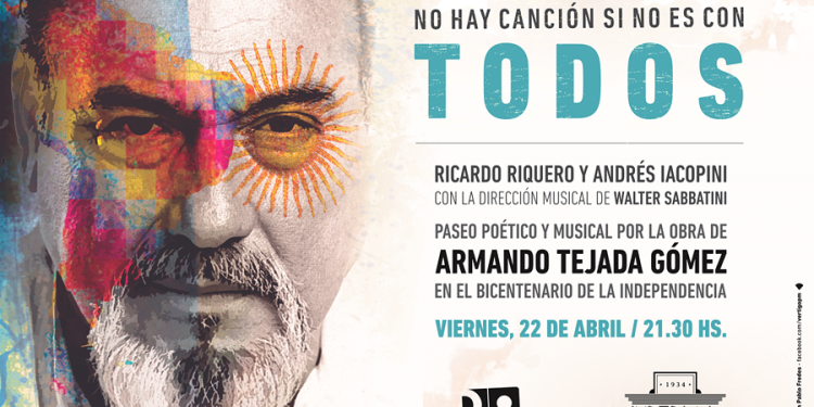 "No hay canción si no es con todos", un homenaje imperdible a Armando Tejada Gómez