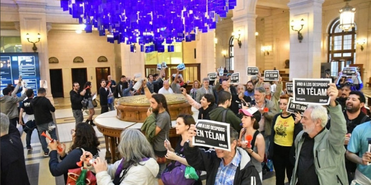 Trabajadores de Télam tomaron el Centro Cultural Kirchner