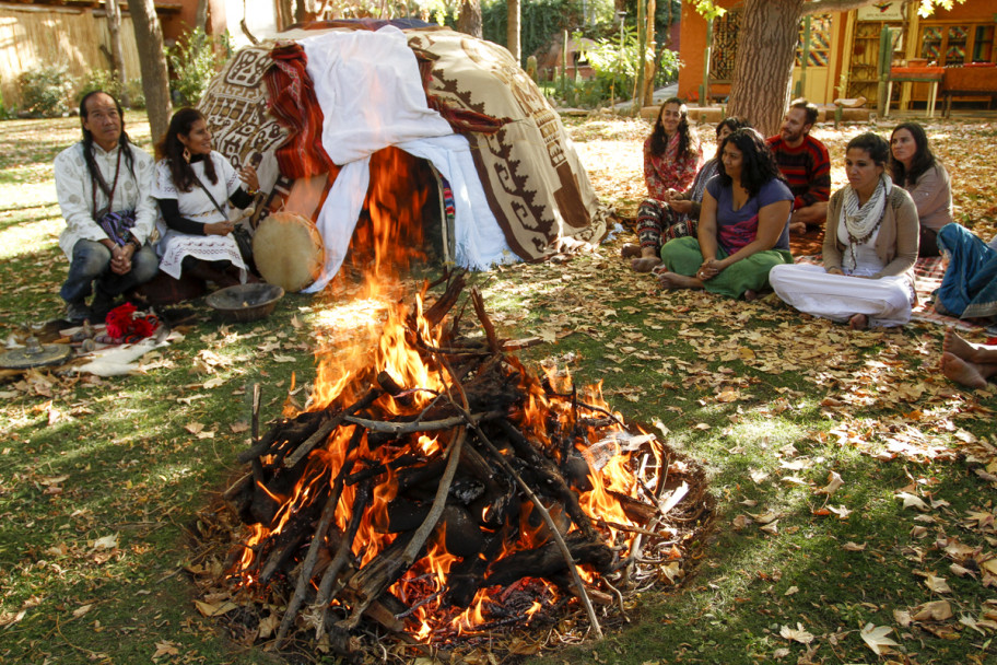 imagen "El Temazcal es una antena conectada al cosmos"