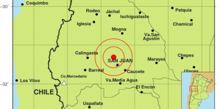 Tembló en San Juan y se sintió en Mendoza