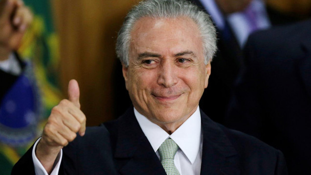 imagen Temer busca apoyo sindical para reformas laborales y previsionales