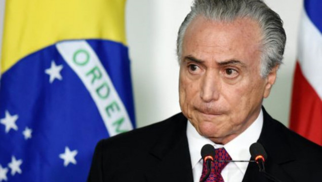 imagen Estiman que Temer podría dejar el cargo en dos semanas