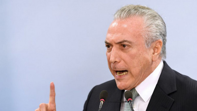 imagen Sólo 44 diputados estarían dispuestos a frenar la denuncia en contra de Temer