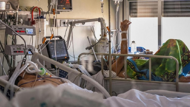 imagen COVID-19: leve aumento de casos y positividad, pero pocos pacientes en terapia intensiva