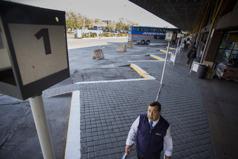 imagen El cierre del aeropuerto impacta en la Terminal de Ómnibus