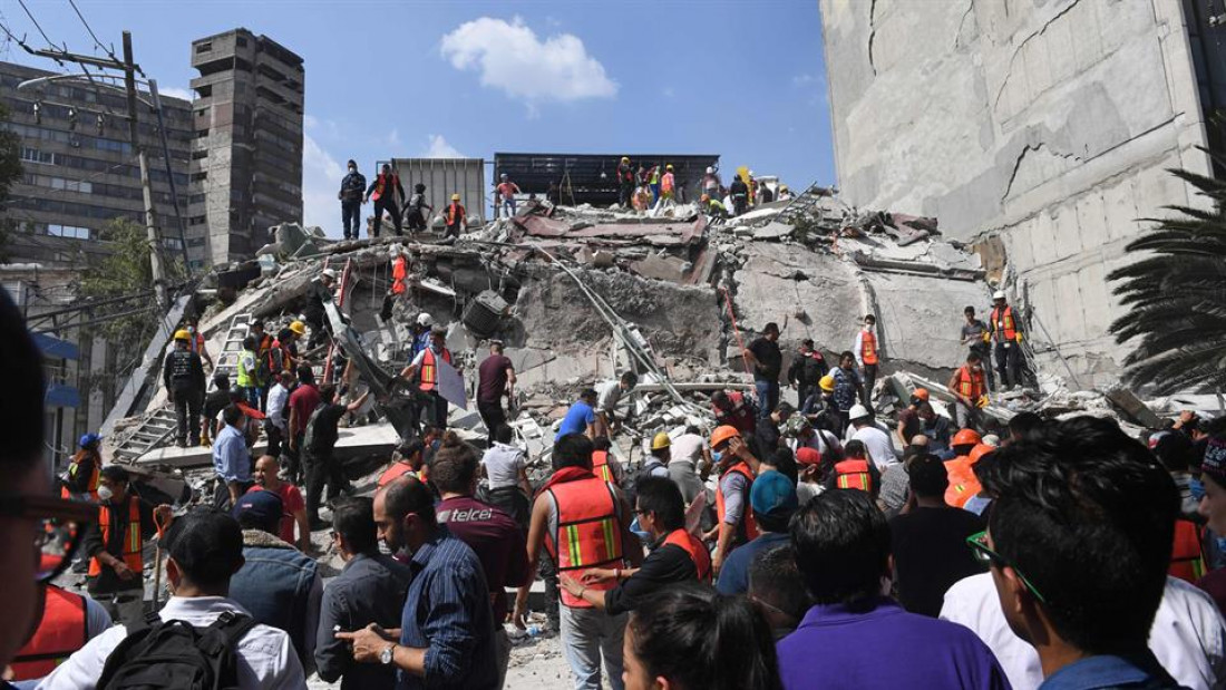 Decenas de muertos por un terremoto de 7,1 grados en México