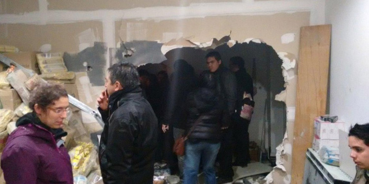 Destrozos y violencia en la redacción de Tiempo Argentino 