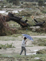 El tifón Roke ya dejó once muertos y 314 heridos en Japón 