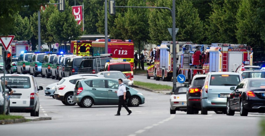 Munich: un muerto y heridos en un tiroteo en un shopping