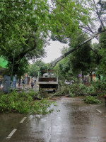 Unas 40 viviendas fueron afectadas por la tormenta de anoche