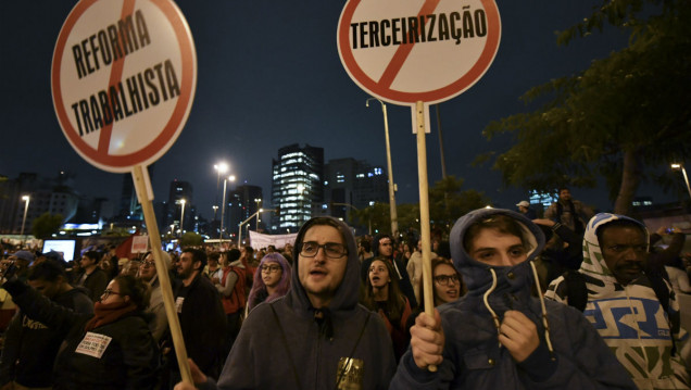 imagen El 81 % de los brasileños desaprueba la reforma laboral
