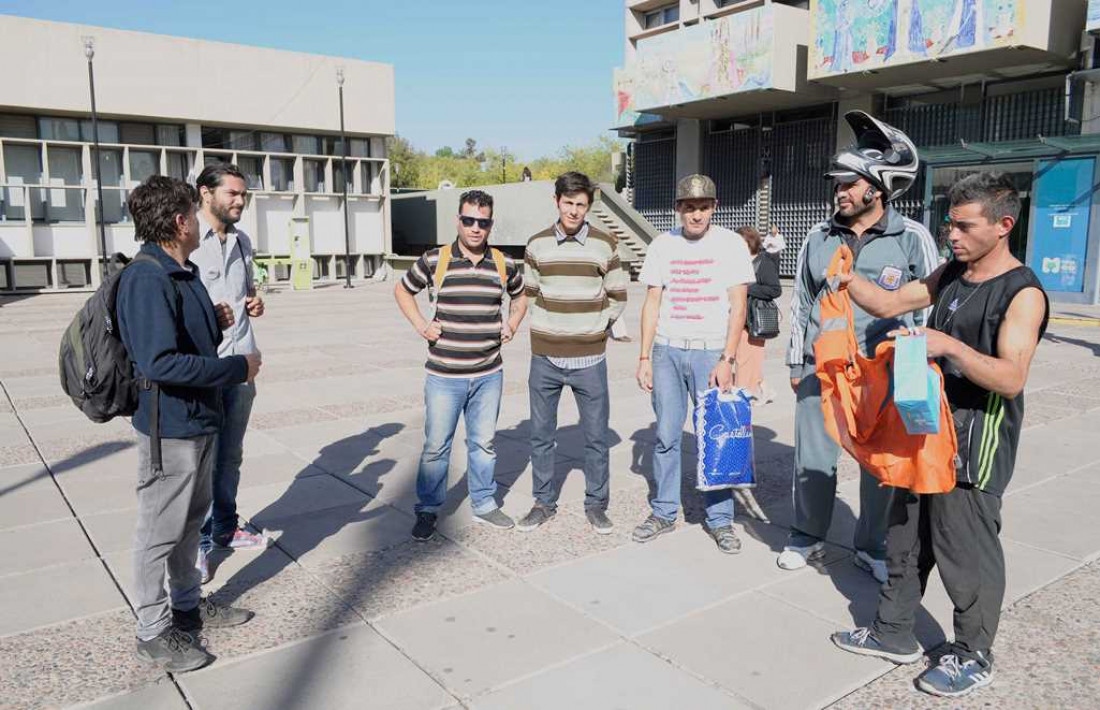 Los "trapitos" se manifestaron en contra de la ordenanza de Capital