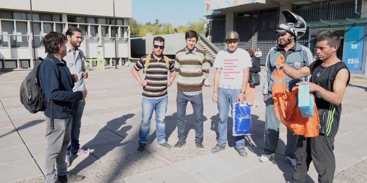 Los "trapitos" se manifestaron en contra de la ordenanza de Capital