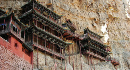 imagen El Templo Colgante de Datong, también conocido como Monasterio Colgante de Datong, China.