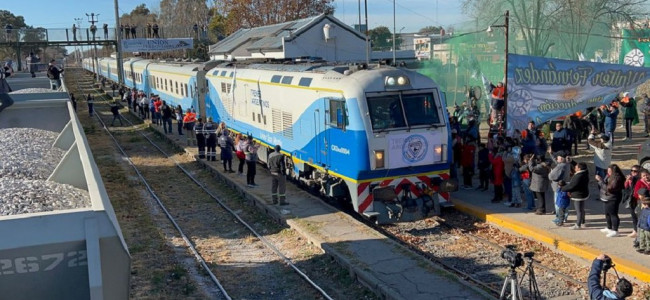 El tren de pasajeros retornó a Mendoza 