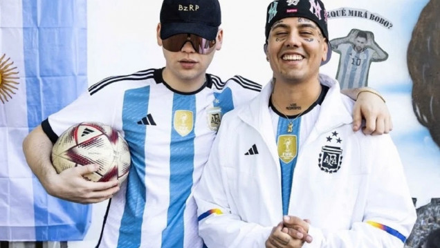 imagen Duki y Bizarrap estrenaron un nuevo tema dedicado a la Selección Argentina: "3 estrellas en el conjunto"