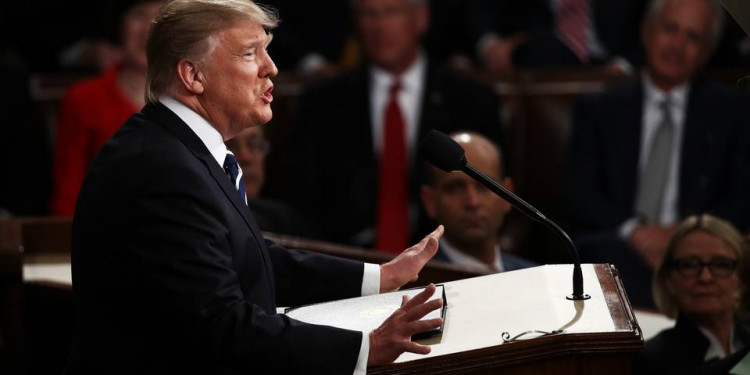 Diez frases destacadas del primer discurso de Trump ante el Congreso