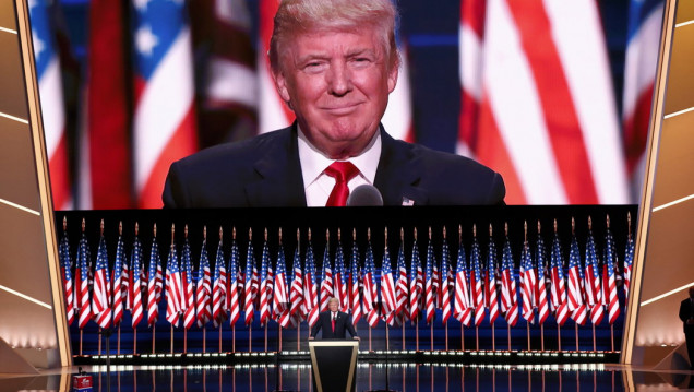 imagen Trump se presenta como el "candidato de la ley y el orden"