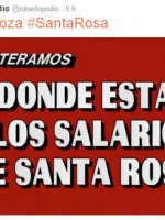 Roberto Podio tuiteó sobre Santa Rosa al estilo Crónica