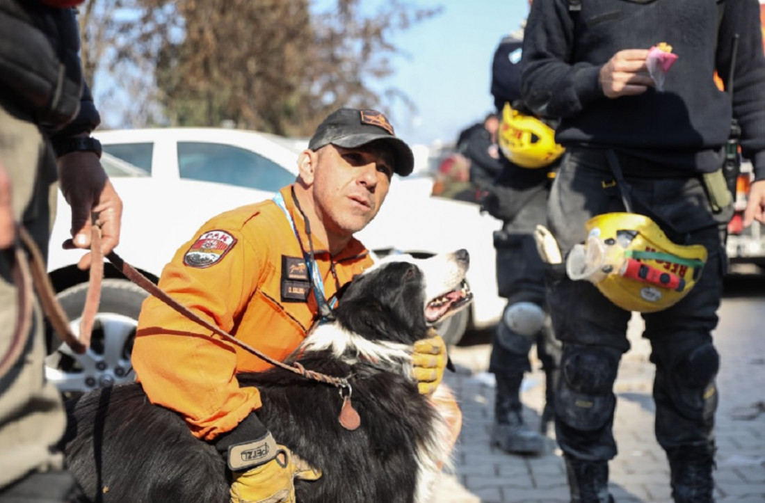 Brigadistas de Argentina rescataron a tres personas con vida entre los escombros en Turquía