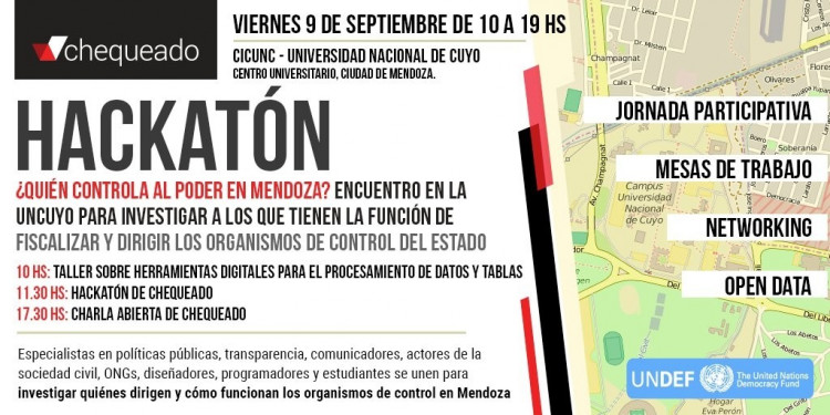 Hackatón: quién controla al poder en Mendoza