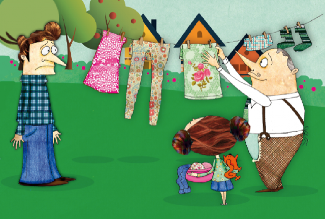 "Un papá con delantal", el libro infantil que recurre al humor para repartir igualitariamente las tareas del hogar