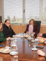 Rectora de la UNCUYO recibió a la Fadiunc