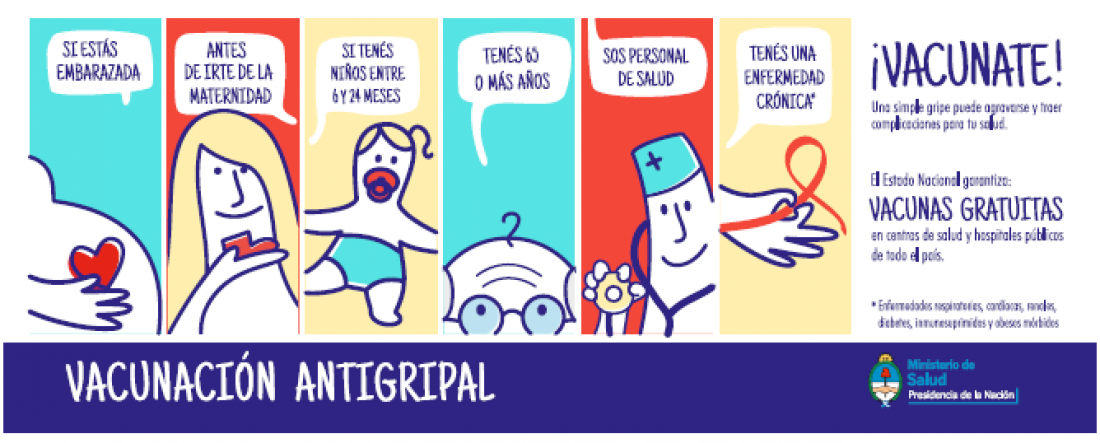 Se lanzó la campaña de vacunación Antigripal 2016