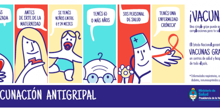 Se lanzó la campaña de vacunación Antigripal 2016