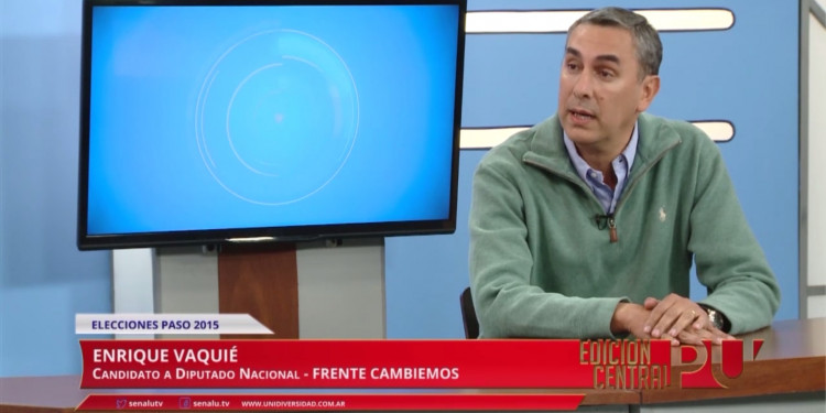 Entrevista a Enrique Vaquié en el piso de Panorama U - edición central