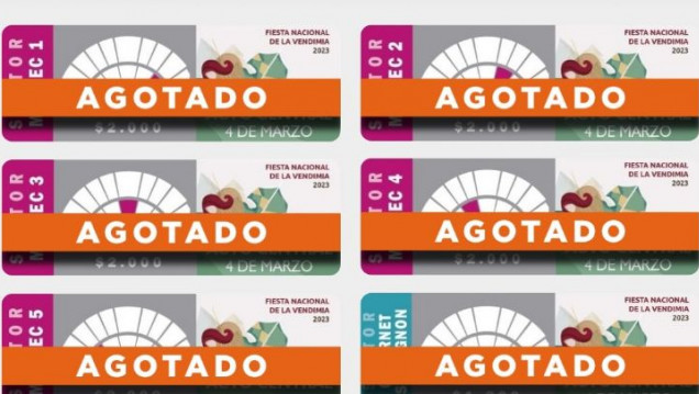 imagen En tres horas se agotaron las entradas para la Fiesta de la Vendimia