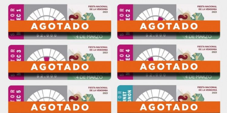 En tres horas se agotaron las entradas para la Fiesta de la Vendimia