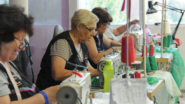 imagen Más de 50 profesionales ya trabajan en el nuevo vestuario de la Fiesta de la Vendimia